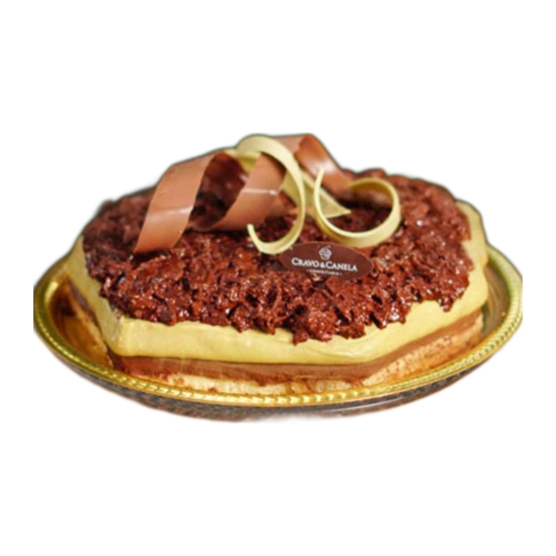Torta Pistache e Chocolate Crunchy