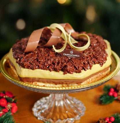 Pistache e chocolate crunchy