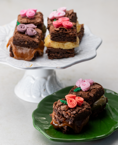 Brownie com Florzinha