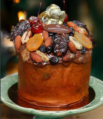 Panetone doce de leite argentino