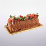 Rocambole com Couli de Morango