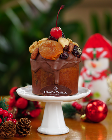 Mini panetone doce de leite