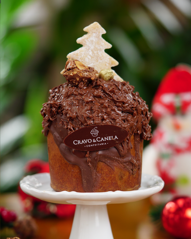 Mini panetone de nutella